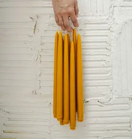 Beeswax Taper Candle - 12" Hand Dipped