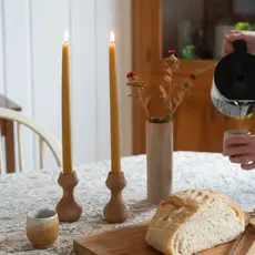 Beeswax Taper Candle - 12" Hand Dipped