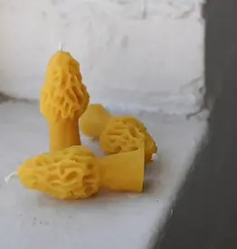 Morel Small - Pure Beeswax Candle