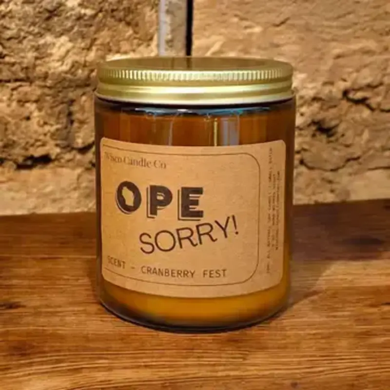 Wisco Collection - OPE Sorry! Candle