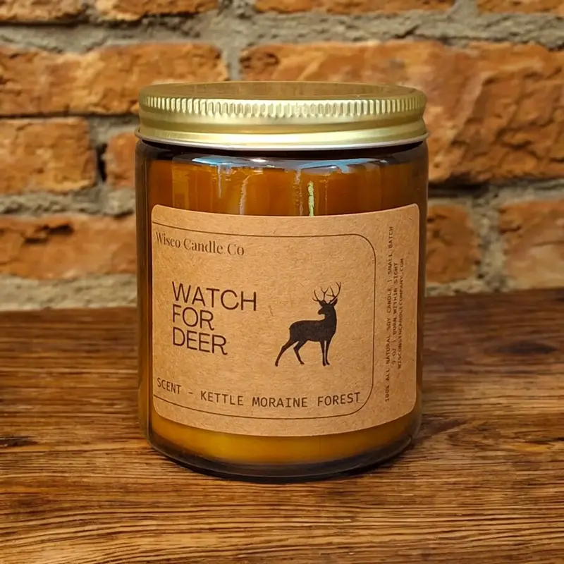Wisco Collection - Watch For Deer Candle