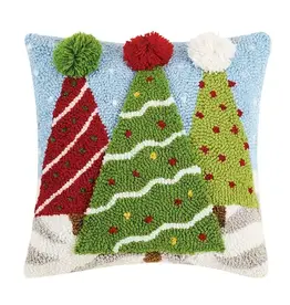 Volume One Hook Pillow - 3D Christmas Trees