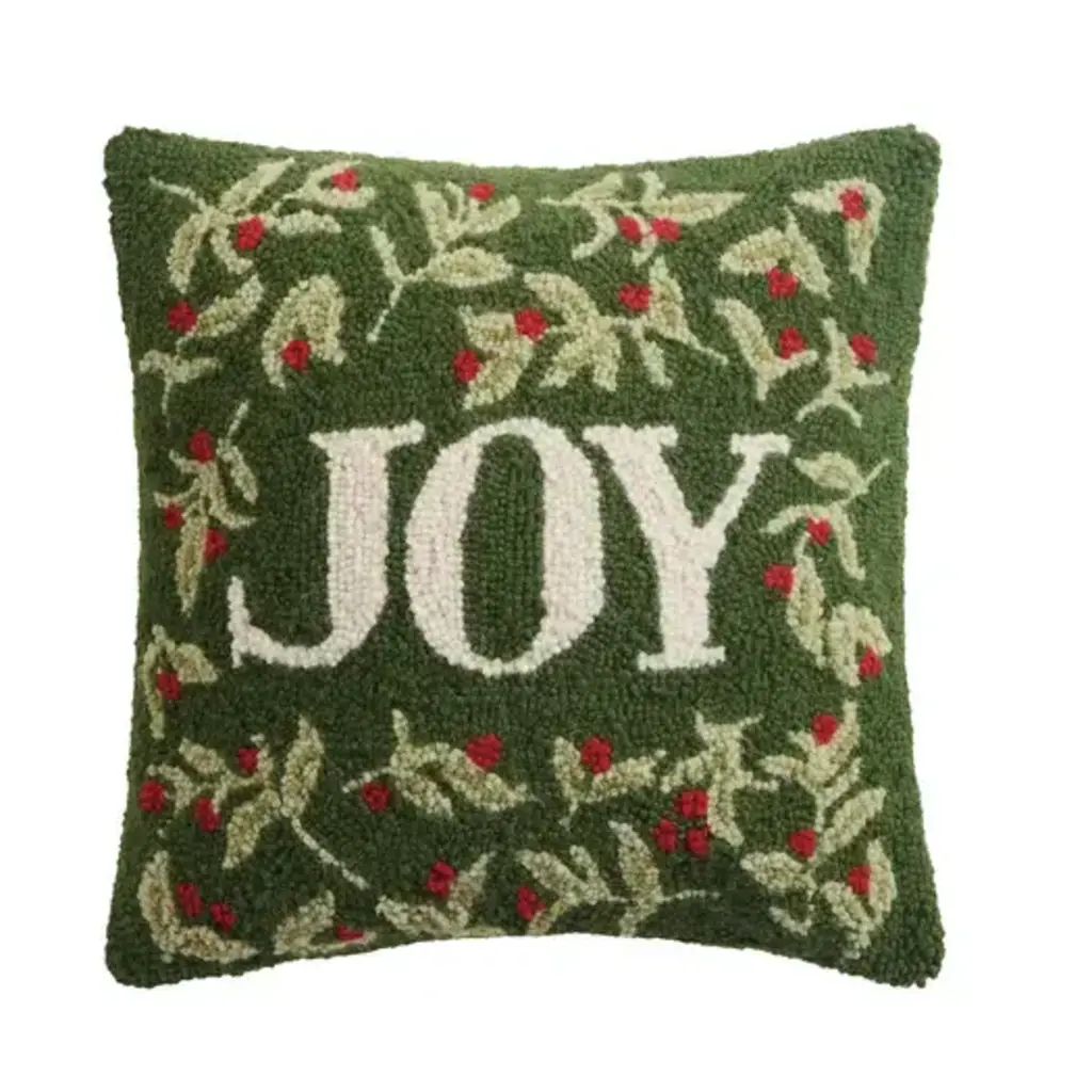 Peking Handicraft Hook Pillow - Holiday Joy