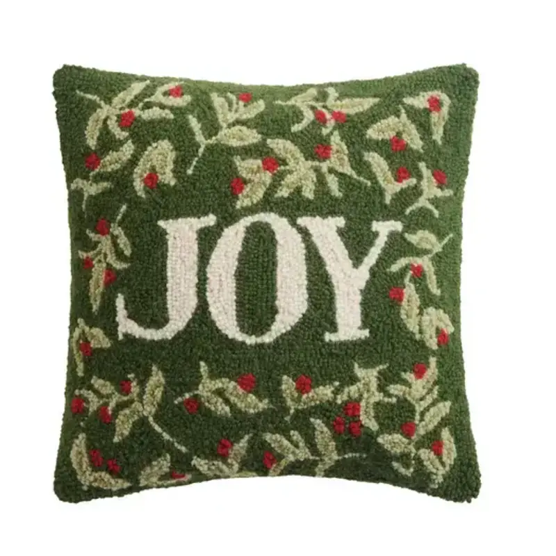 Peking Handicraft Hook Pillow - Holiday Joy