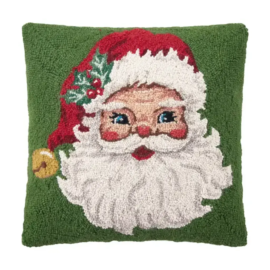 Volume One Hook Pillow -  Red Hat Santa