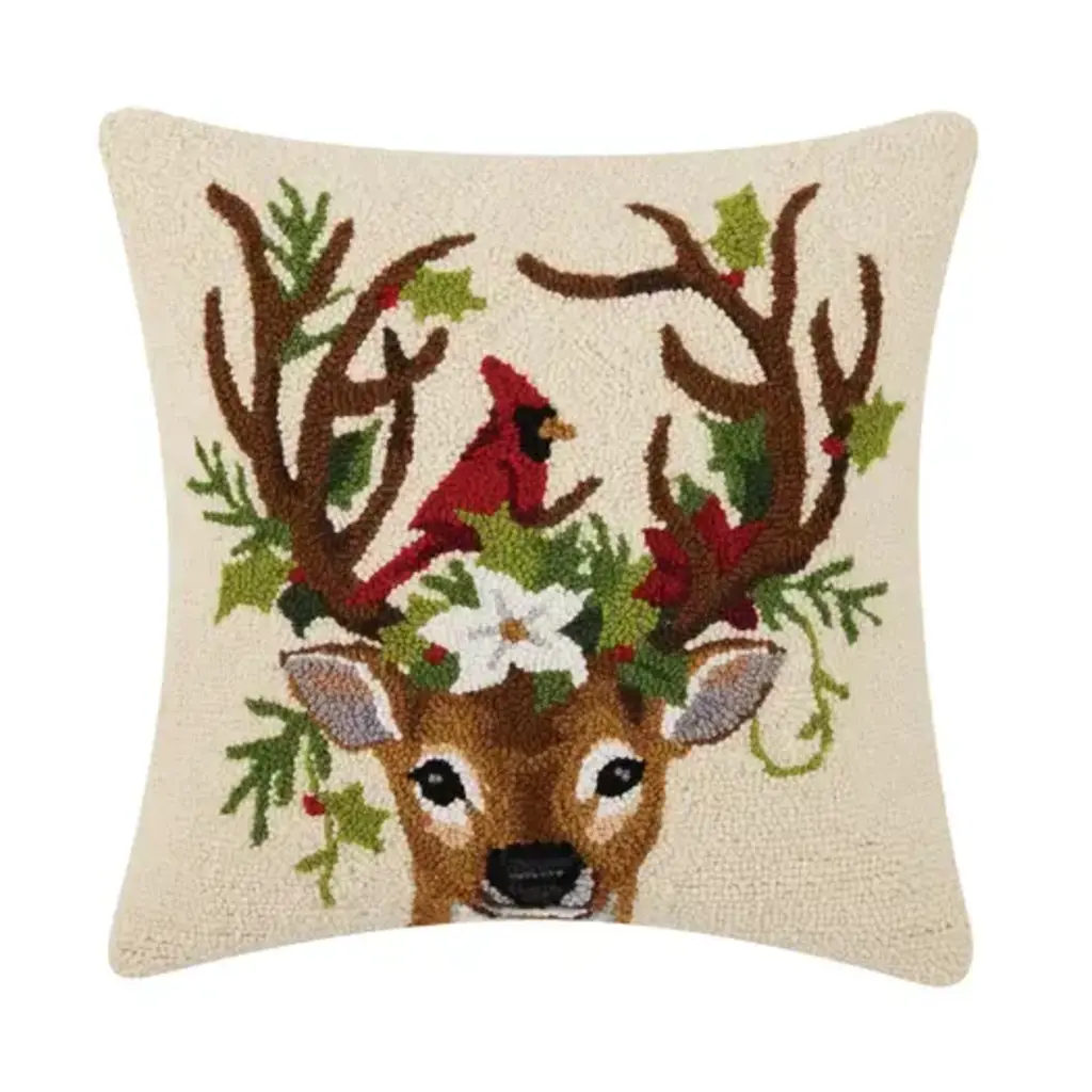 Volume One Hook Pillow -  Reindeer