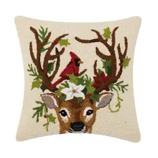 Volume One Hook Pillow -  Reindeer