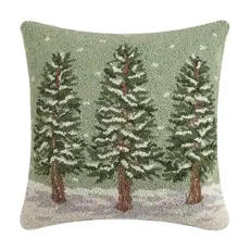 Volume One Hook Pillow -  Winter Trees