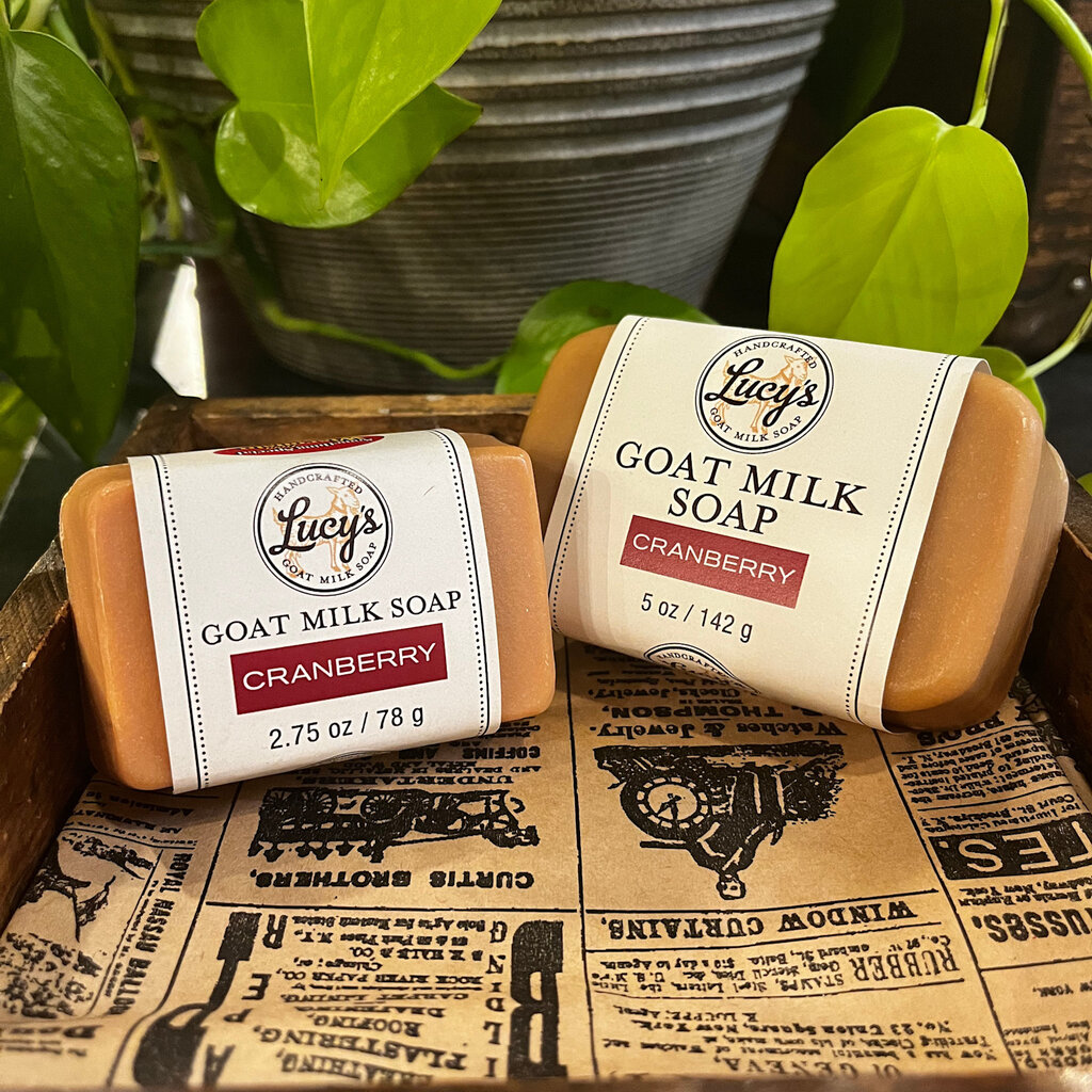 Lucy's Goat Milk Soap Lucy's Goat Milk Soap - Cranberry