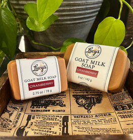 Lucy's Goat Milk Soap Lucy's Goat Milk Soap - Cranberry