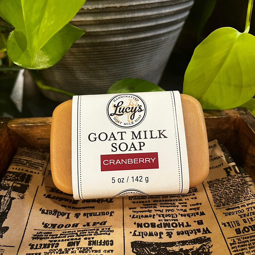Lucy's Goat Milk Soap Lucy's Goat Milk Soap - Cranberry