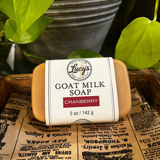 Lucy's Goat Milk Soap Lucy's Goat Milk Soap - Cranberry