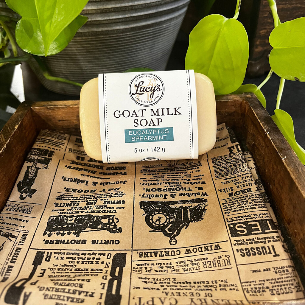 Lucy's Goat Milk Soap Lucy's Goat Milk Soap - Eucalyptus Spearmint