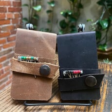 Gramps Creative 2 Player Leather Travel Cribbage Board