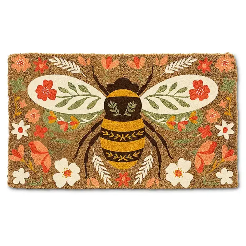 Abbott Floral Bee Doormat