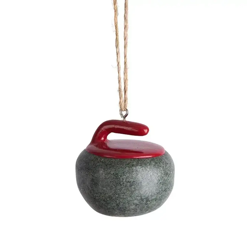 Abbott Curling Rock Ornament