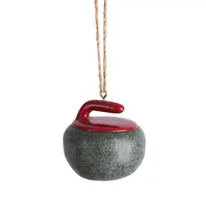 Abbott Curling Rock Ornament