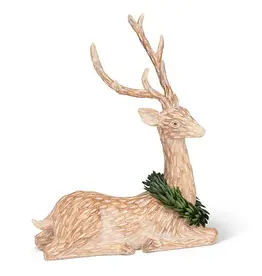 Abbott Laying Deer with Wreath