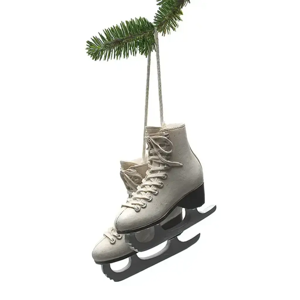 Abbott Pair Ivory Figure Skates
