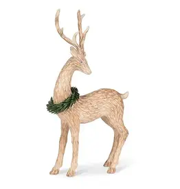 Abbott Standing Deer with Wreath