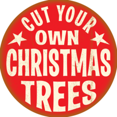 Volume One Cut Your Own X-Mas Tree Metal Sign (18x18)