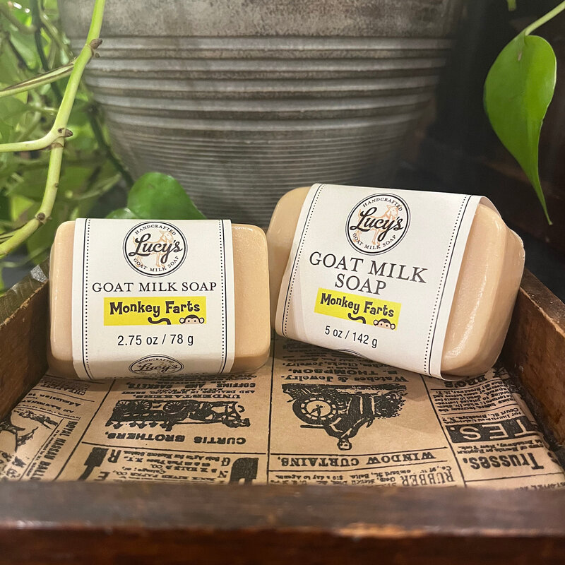 Lucy's Goat Milk Soap Lucy's Goat Milk Soap - Monkey Farts
