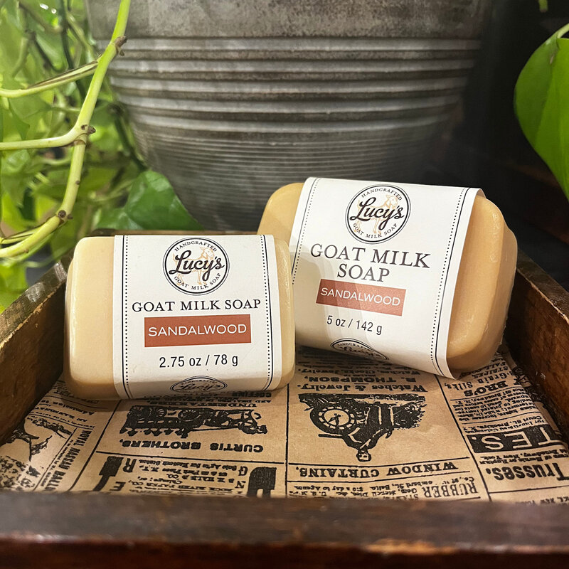 Lucy's Goat Milk Soap Lucy's Goat Milk Soap - Sandalwood