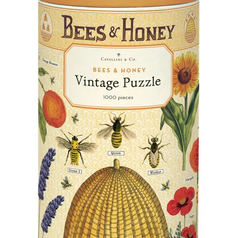Cavallini Bees & Honey  1,000 Piece Puzzle