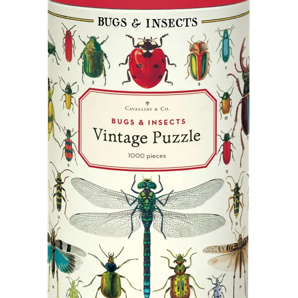 Cavallini Bugs & Insects  1,000 Piece Puzzle