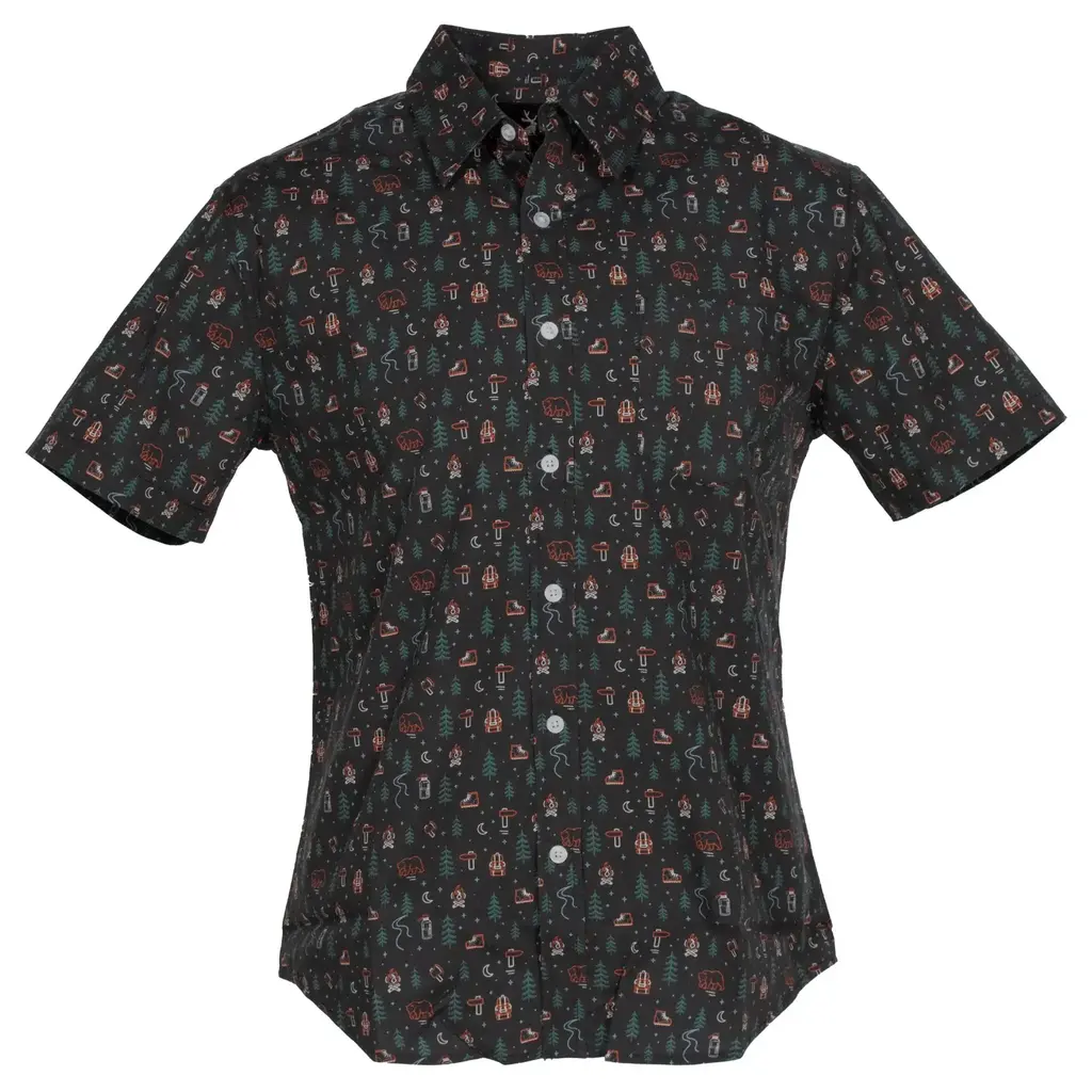 Jack & Sage Camp Button Up - Camping (Canteen)