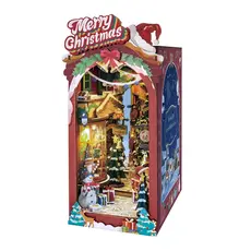 Hands Craft Copy of Diy Book Nook Kit: Christmas Indoor Scene