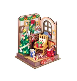Hands Craft Diy Miniature House Kit: Christmas Fireplace
