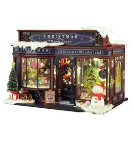 Hands Craft Diy Miniature House Kit: Christmas Wonderland