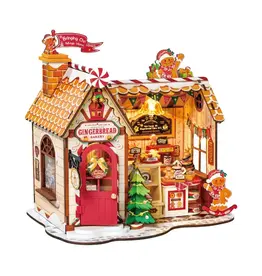 Hands Craft Diy Miniature House Kit: Gingerbread House