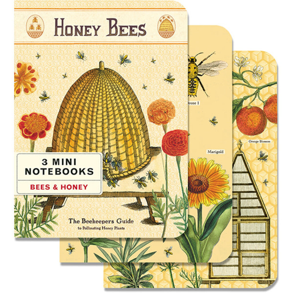 Cavallini Bees & Honey Mini Notebook