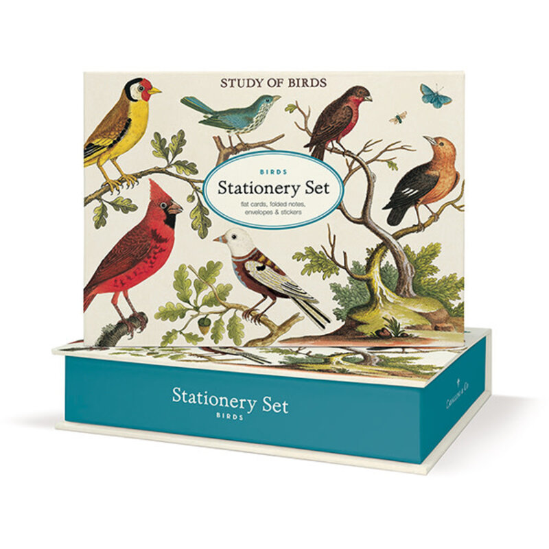 Cavallini Birds Stationery Set