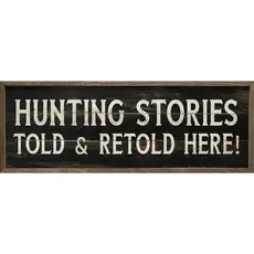 Kendrick Home Hunting Stories Black  12 x 4 x 1.5