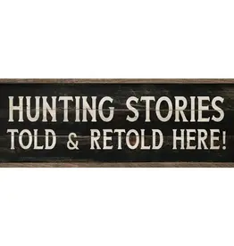 Kendrick Home Hunting Stories Black  12 x 4 x 1.5