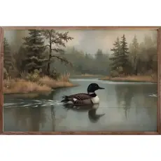 Kendrick Home Loon in Pine Lake  16x10