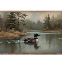 Kendrick Home Loon in Pine Lake  16x10