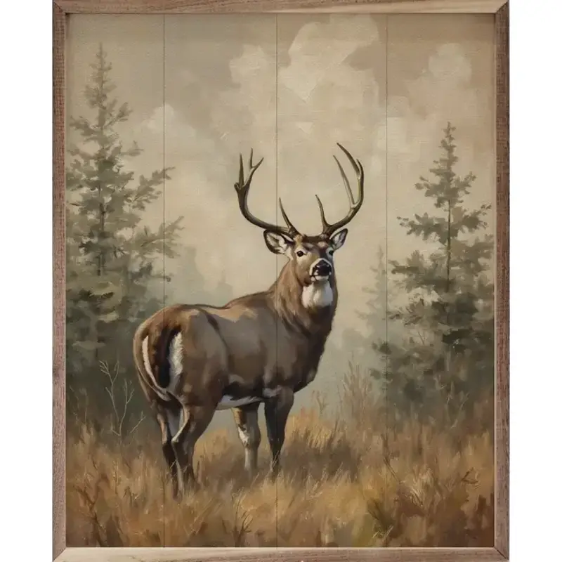 Kendrick Home Whitetail Buck in Pines  8x10