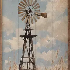 Kendrick Home Windmill in Sunny Field  5x8