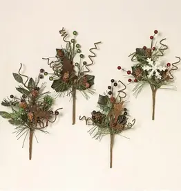 The Gerson Companies Holiday Christmas Pine Picks - Assorted