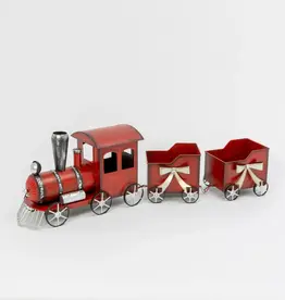 The Gerson Companies Metal Holiday Antique Train
