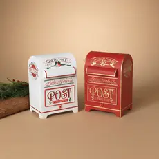 The Gerson Companies Metal Holiday Postbox - Assorted