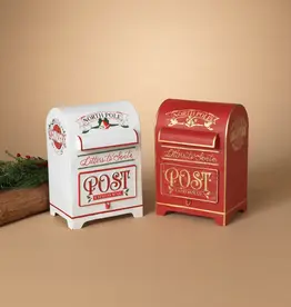 The Gerson Companies Metal Holiday Postbox - Assorted