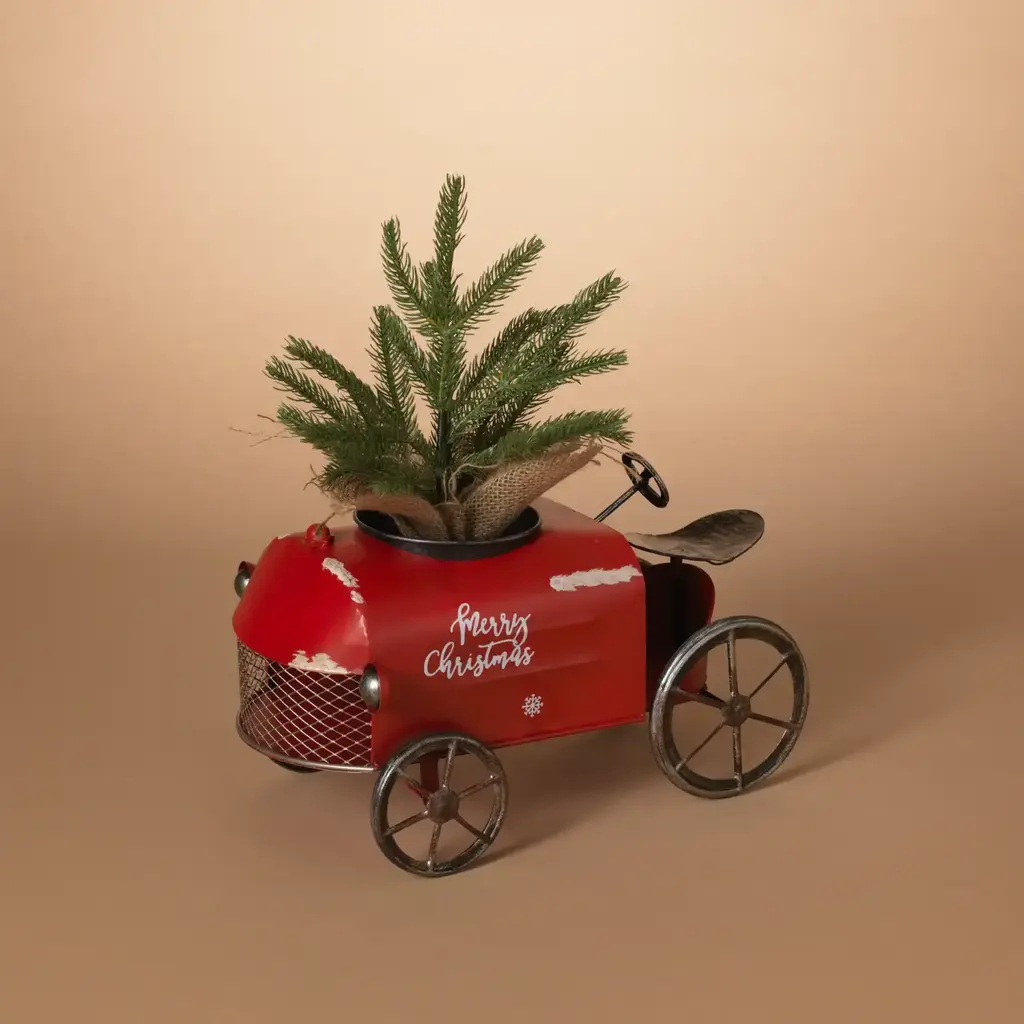 The Gerson Companies Metal Holiday Tractor Figurine