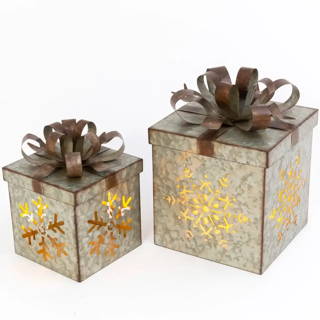 The Gerson Companies Metal Gift Boxes - Assorted