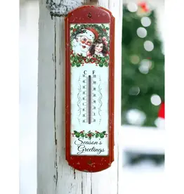 DNS Designs Santa and Child Vintage Thermometer