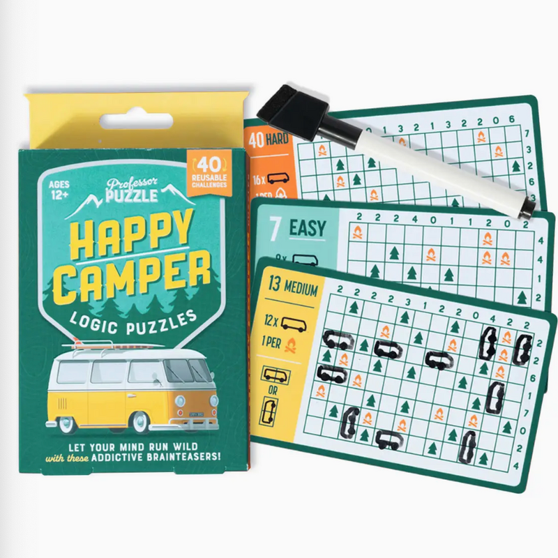 Professor Puzzle Happy Camper Logic Puzzles
